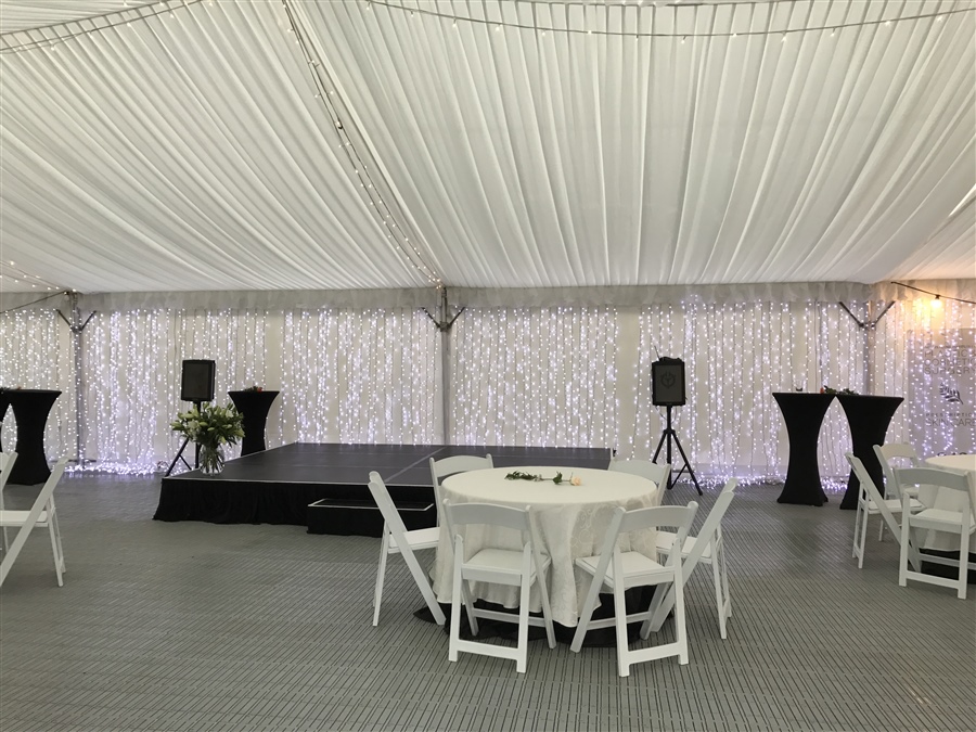 20m x 3m Curtain Lights without Curtains