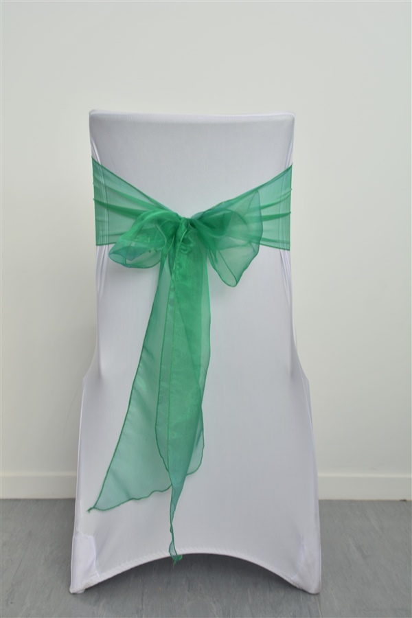 Forest Green Organza Sash