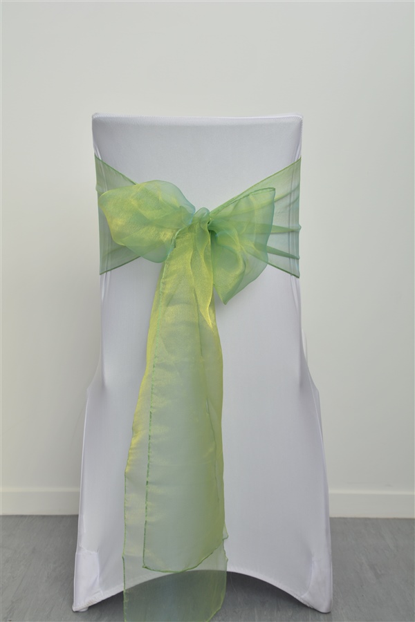 Lime Green Organza Sash