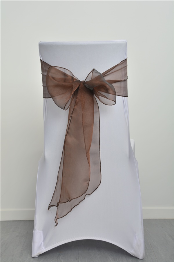 Brown Organza Sash