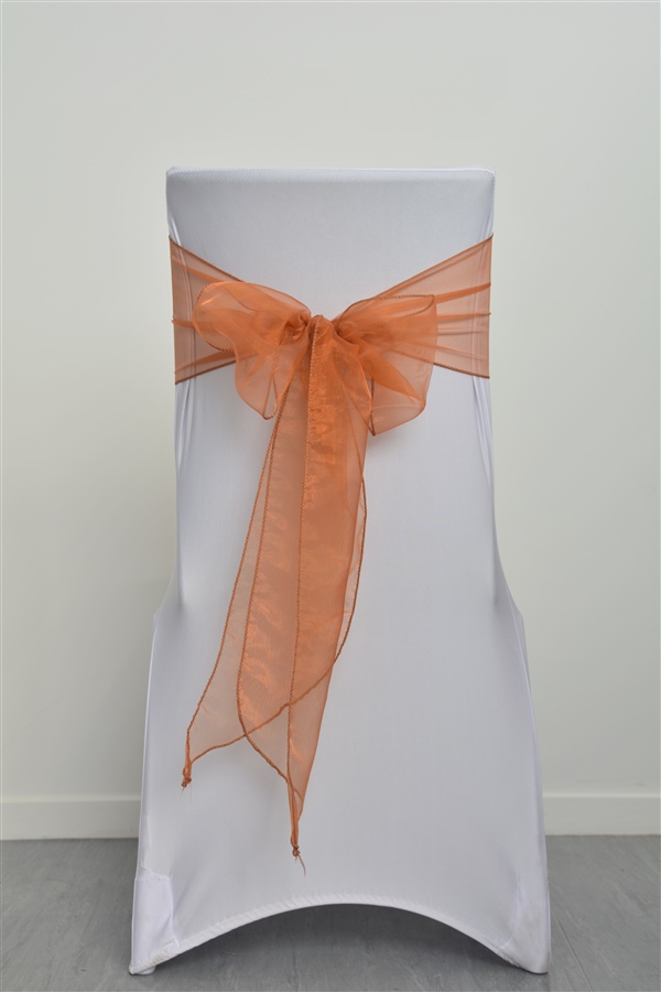 Copper Organza Sash