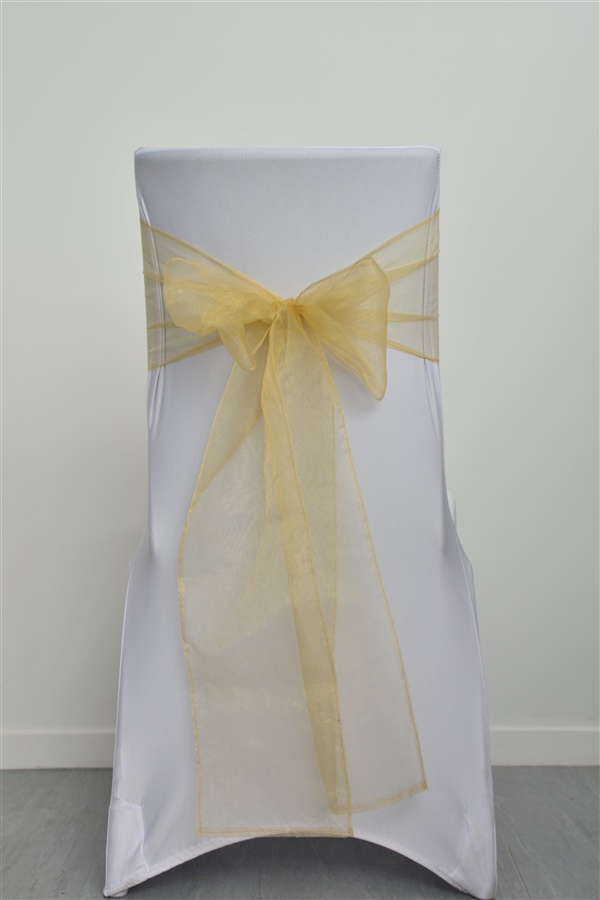 Gold Organza Sash