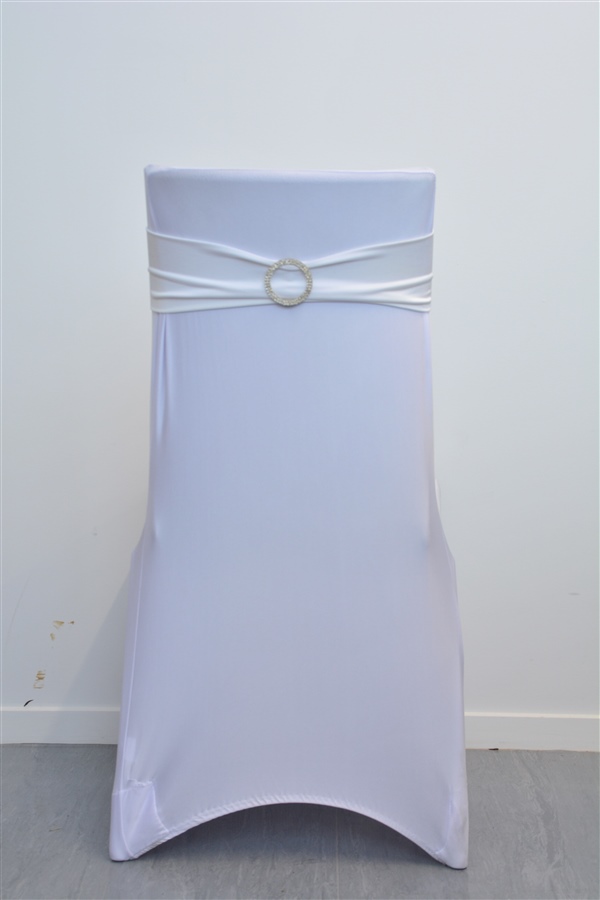 White Lycra Band with Ring
