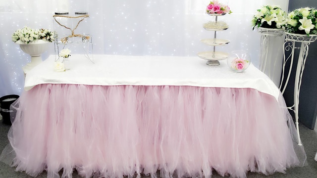 Organza Table Skirt