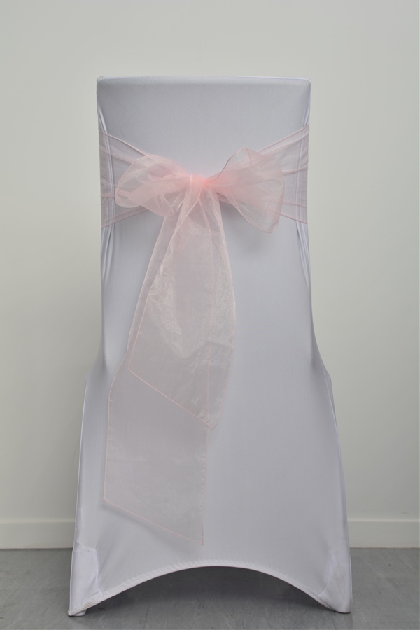 Baby Pink Organza Sash