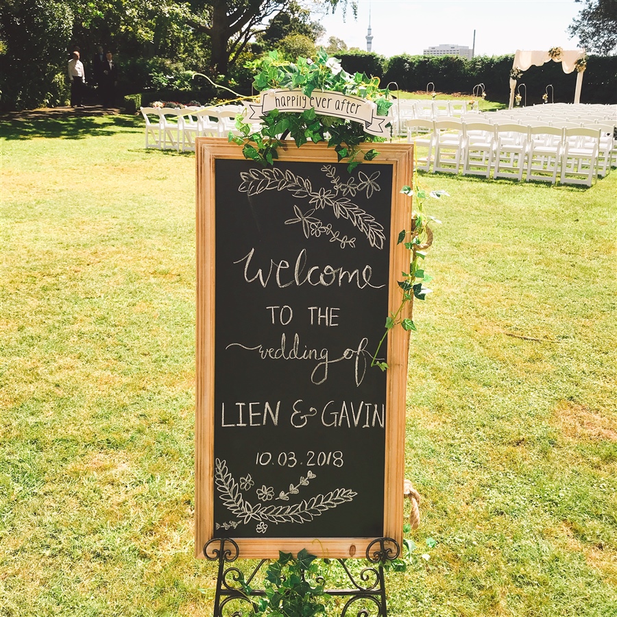Easel and Blackboard