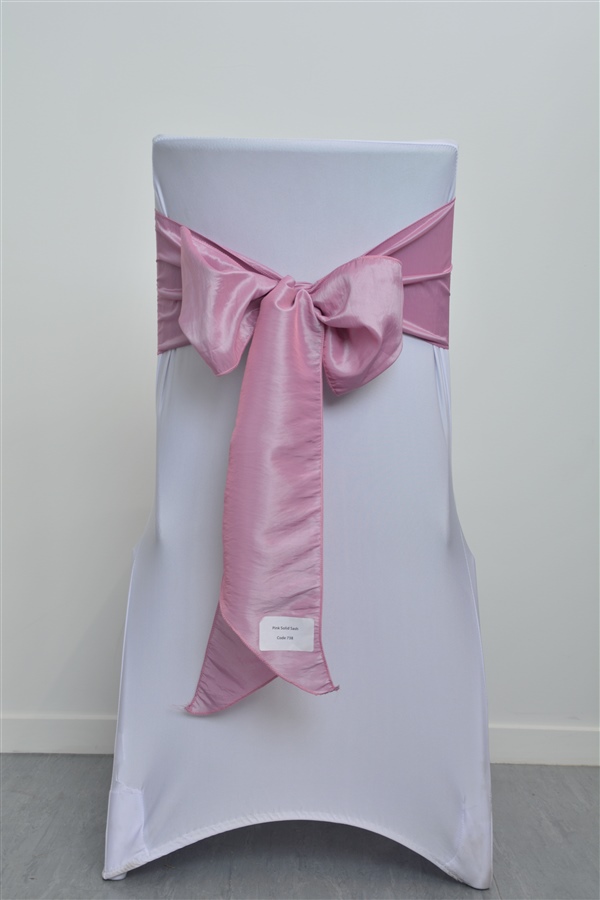 Pink Solid Sash