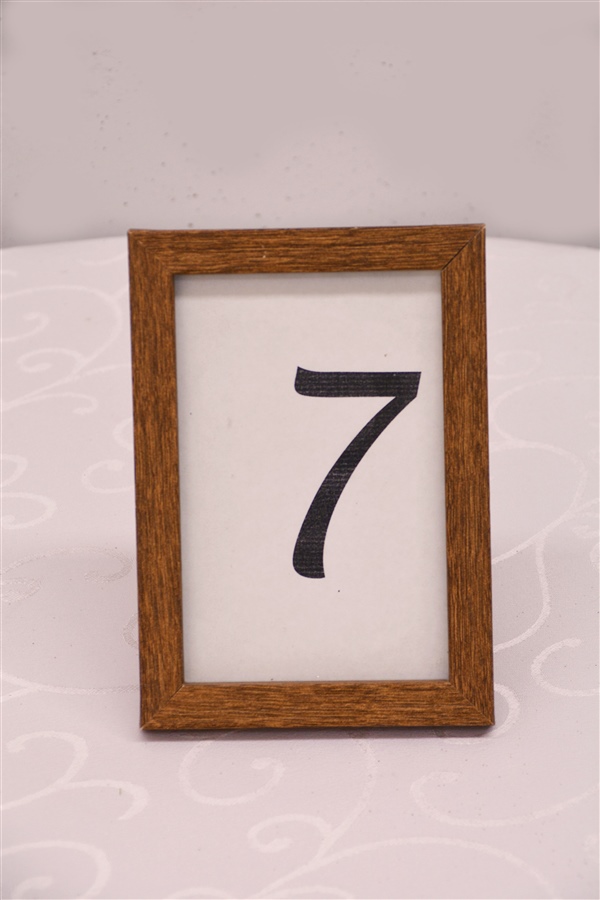 Table Number Holder 1