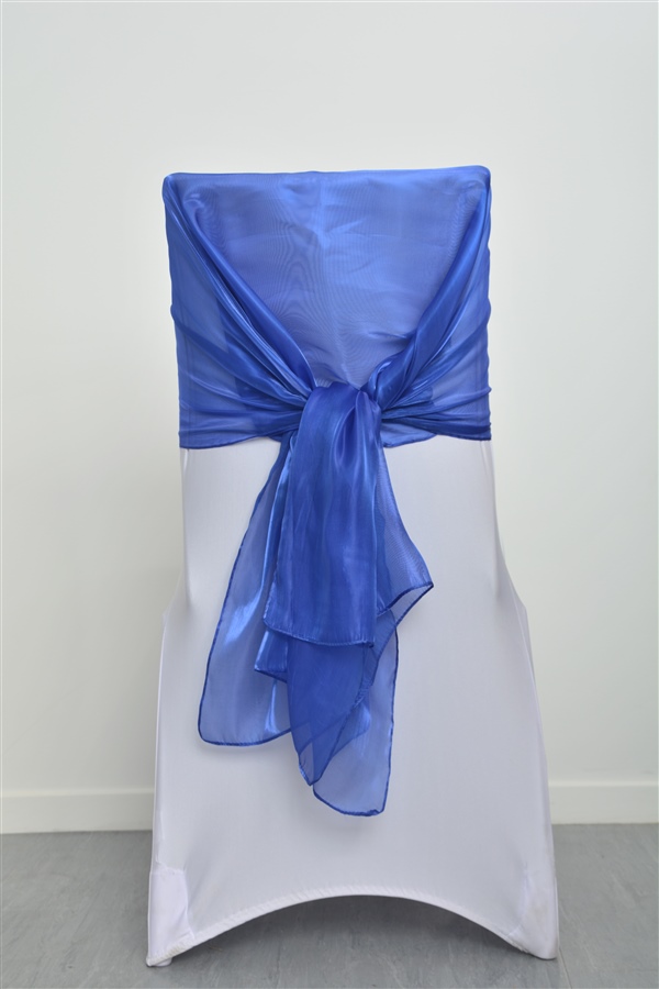 Royal Blue Organza Jacket