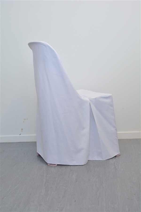 Linen Chair Cover White (Small)