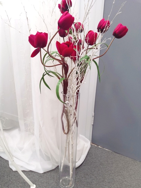Tall Cylinder Vase