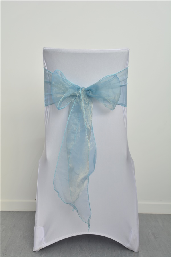 Turquoise Organza Sash