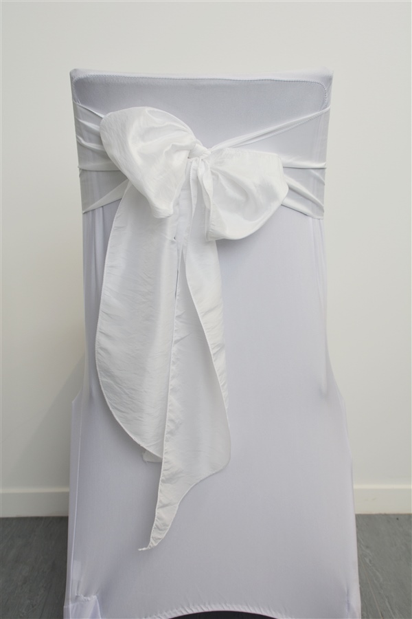 White Solid Sash