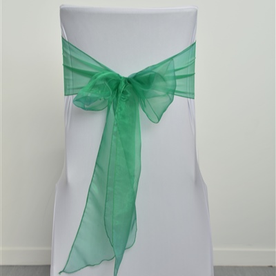 Forest Green Organza Sash