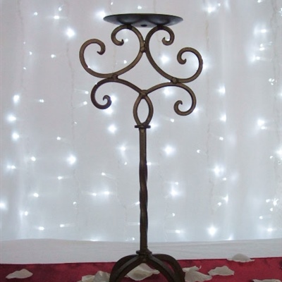 Brass One Piece Candelabra