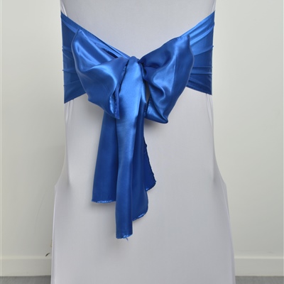 Royal Blue Satin Sash