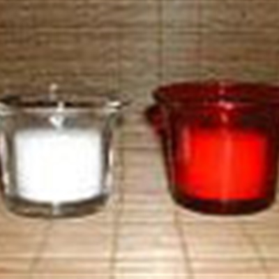 Curved Glass Tealight Holder