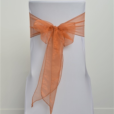 Copper Organza Sash