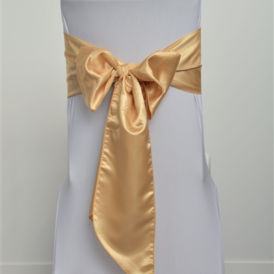 Gold Satin Sash