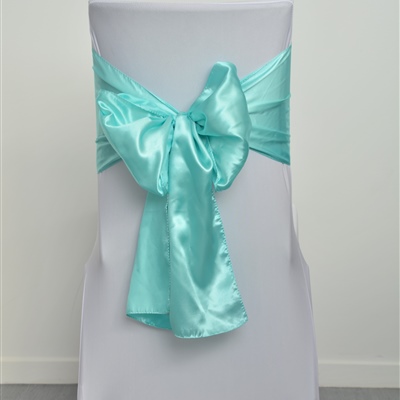 Tiffany Blue Satin Sash