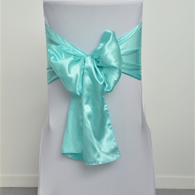 Tiffany Blue Satin Sash