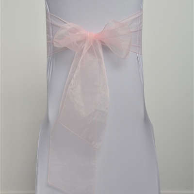 Baby Pink Organza Sash
