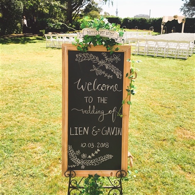 Easel and Blackboard