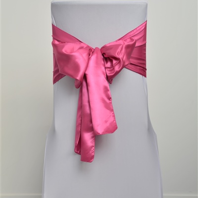 Hot Pink Satin Sash