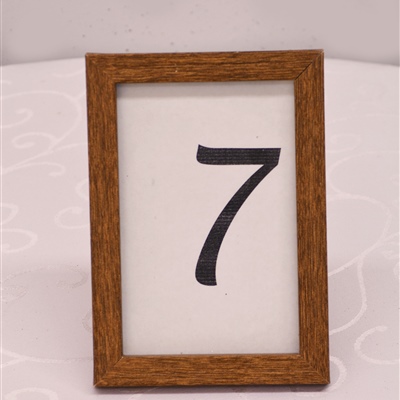 Table Number Holder 1