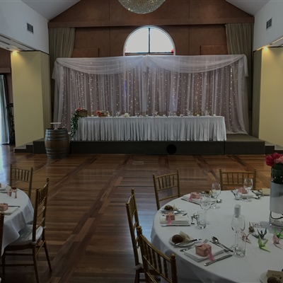 8m x 3m Curtain Lights with Scallop