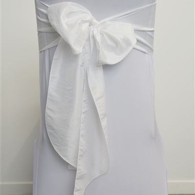 White Solid Sash